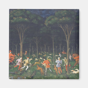 The Hunt in the Forest (by Paolo Uccello) Magnet