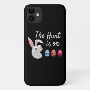The hunt is on Easter Bunny Egg Hunt iPhone 11 Case