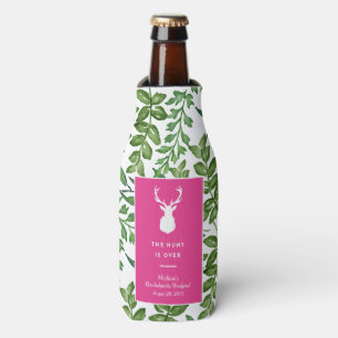 The Hunt is Over   Bachelorette Bottle Cooler