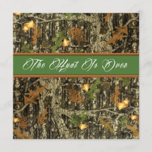 The Hunt is Over Wedding Invitations