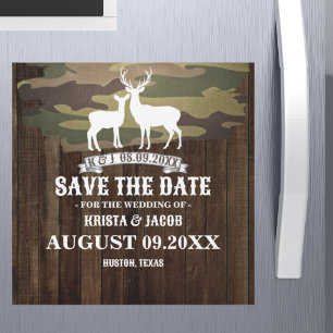 The Hunt Is Over Western Wedding Save The Date