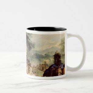 The Hunt Lunch, 1737 Two-Tone Coffee Mug