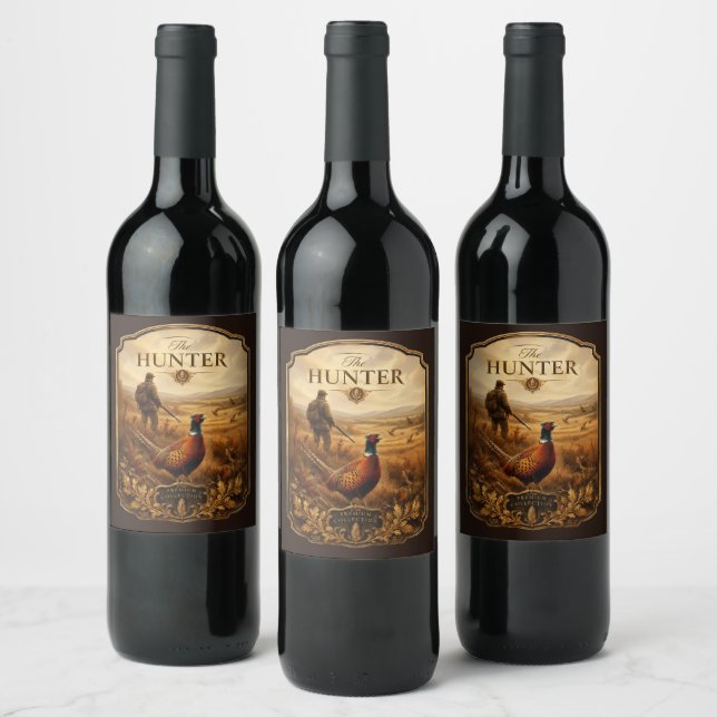 The Hunter Wine Label (Bottles)
