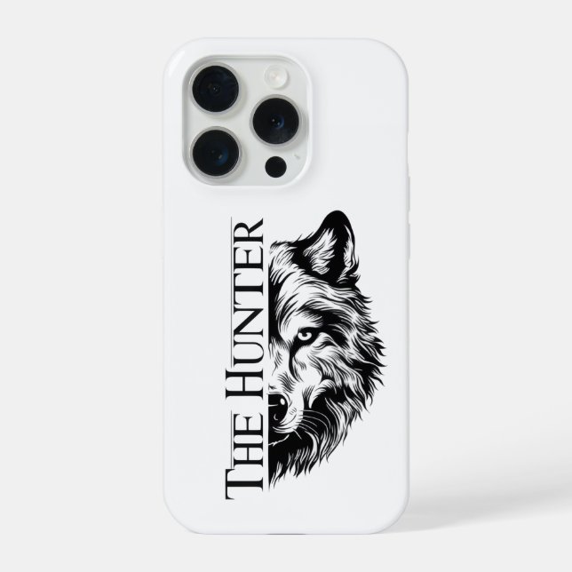 The Hunter Wolf Phone Case Design (Back)