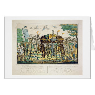 The Hunter's Procession, c.1850 (hand coloured lit