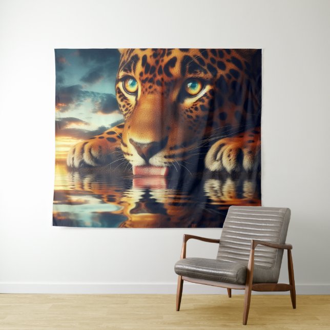 The Hunters Reflection Tapestry (In Situ (Horizontal))