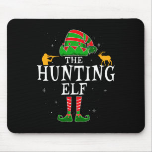 The Hunting Elf Group Matching Family Christmas Hu Mouse Mat