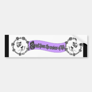 The Huntress Banner Bumper Sticker
