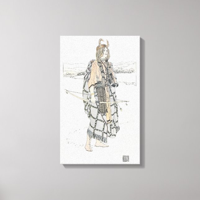 The Huntress (by Ann Macbeth) Canvas Print (Front)