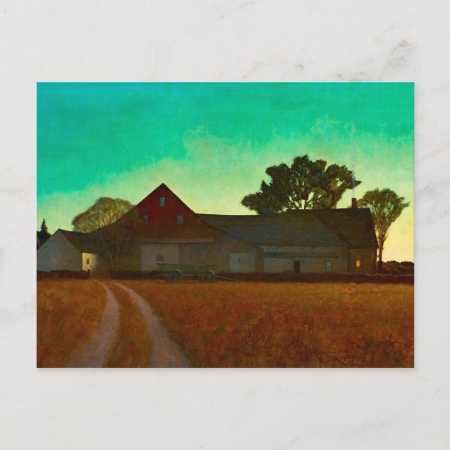 The Hupper Farm, 1938 by Newell Convers Wyeth Postcard (Front)