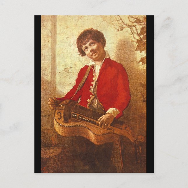 The Hurdy-Gurdy Boy_Groups and Figures Postcard (Front)