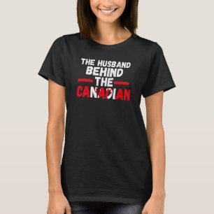 the husband behind the Canadian Canadian roots T-Shirt