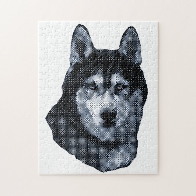 The Husky Is My Favourite Dog,Siberian Husky Jigsaw Puzzle (Vertical)