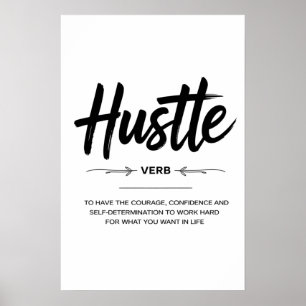 The Hustle Mindset Poster