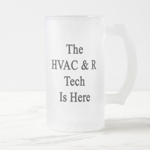 The HVAC R Tech Is Here Frosted Glass Beer Mug