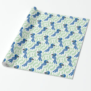The Hyacinth Macaw Pattern Wrapping Paper