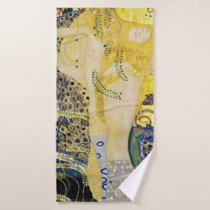 The Hydra, Gustav Klimt Bath Towel