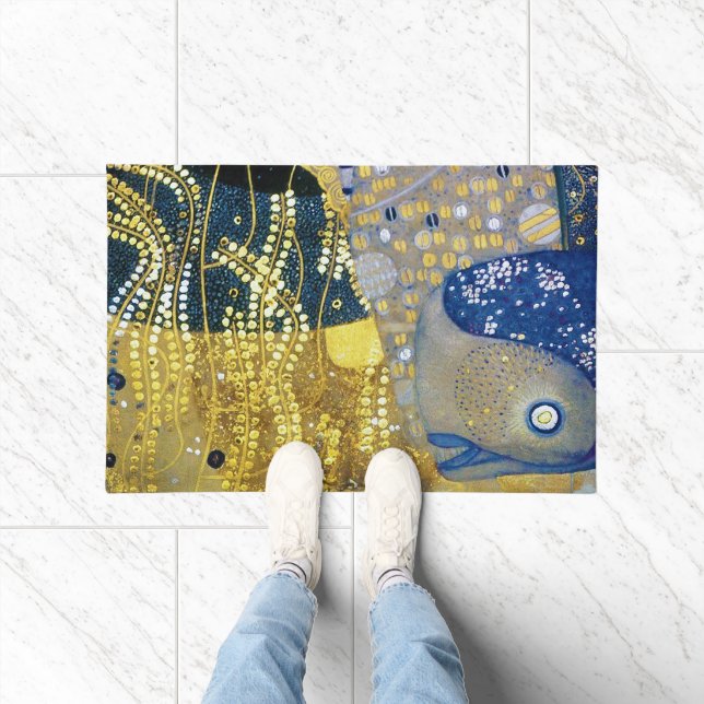 The Hydra, Gustav Klimt Doormat (Indoor)