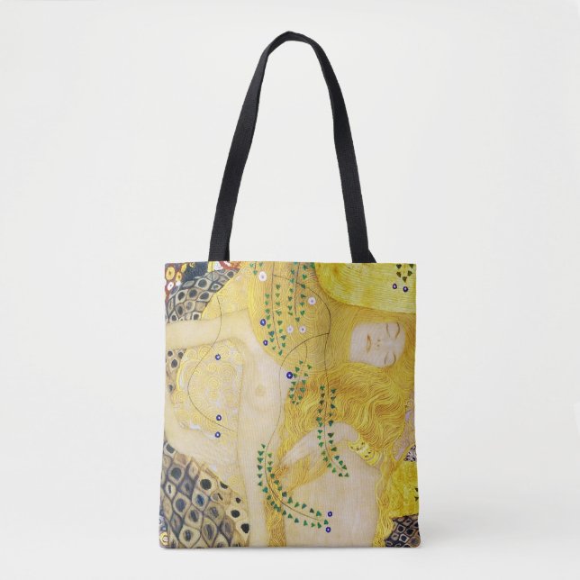 The Hydra, Gustav Klimt Tote Bag (Front)
