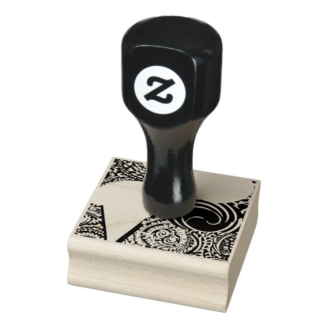 the hypnotising desing rubber stamp  (Stamp)