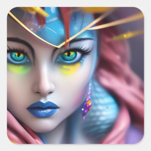 The Hypnotist Square Sticker