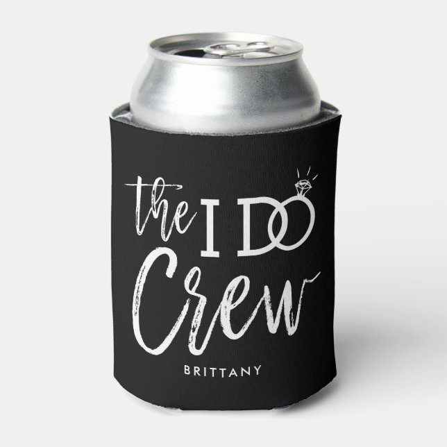 The I Do Crew | Customised Name Can Cooler (Can Front)