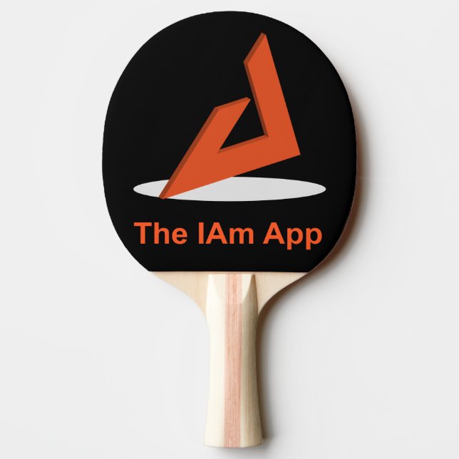 The IAm Ping Pong Paddle (Back)
