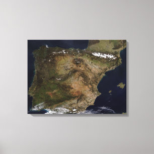 The Iberian Peninsula Canvas Print