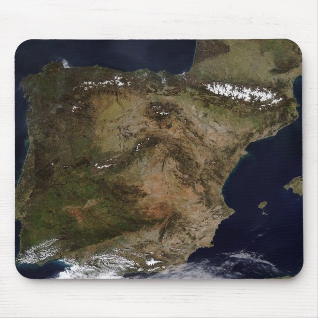 The Iberian Peninsula Mouse Mat (Front)