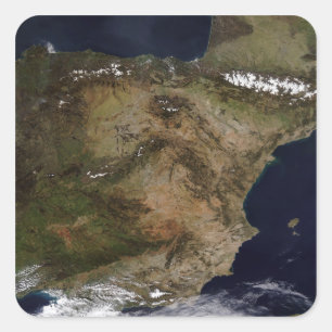 The Iberian Peninsula Square Sticker