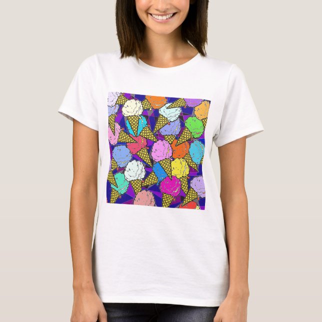 The ice cream cones. T-Shirt (Front)