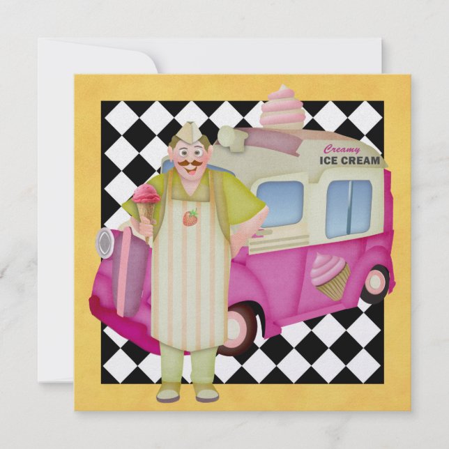 The Ice Cream Truck - SRF Invitation (Front)