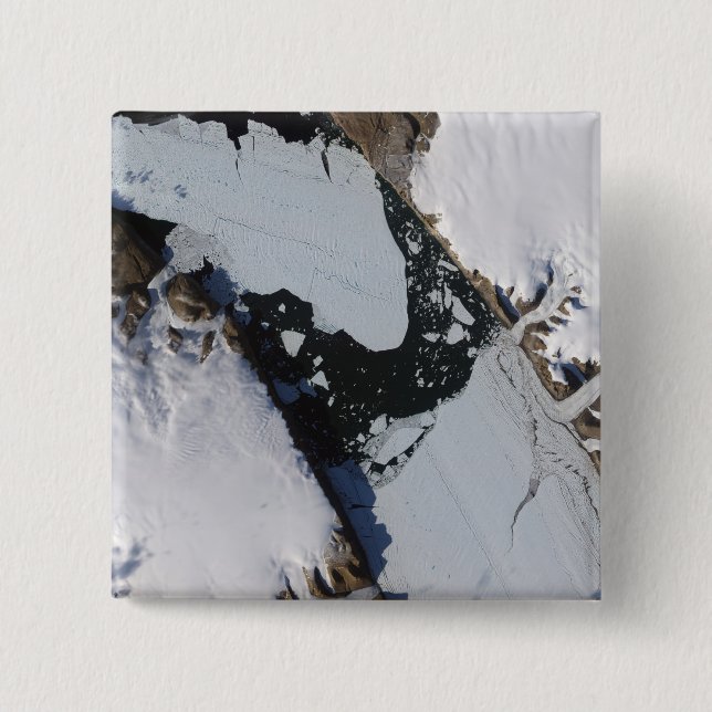 The ice island 15 cm square badge (Front)