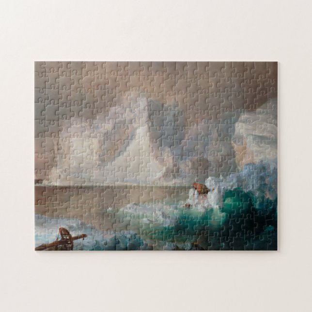 The Icebergs by Frederic Edwin Church Jigsaw Puzzle (Horizontal)