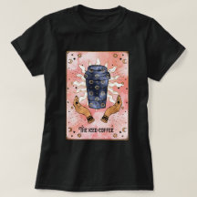 The Iced Coffee Tarot Card Relaxed T-Shirt