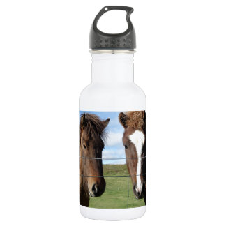 The Icelandic Horse - A Real Friend 532 Ml Water Bottle