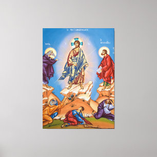 The Icon of Transfiguration Stretched Canvas Print