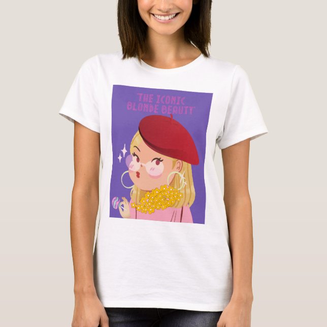 THE ICONEC BLONDE BEAUTY T-Shirt (Front)