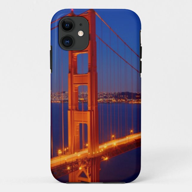 The iconic bridge with San Francisco Case-Mate iPhone Case (Back)