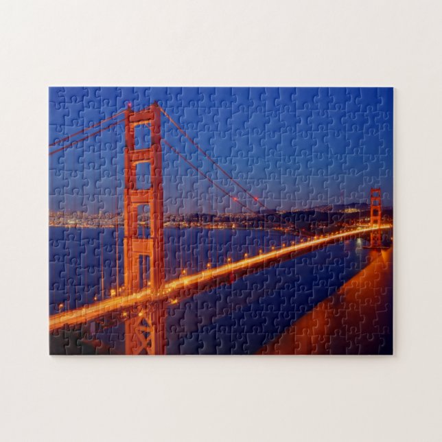 The iconic bridge with San Francisco Jigsaw Puzzle (Horizontal)