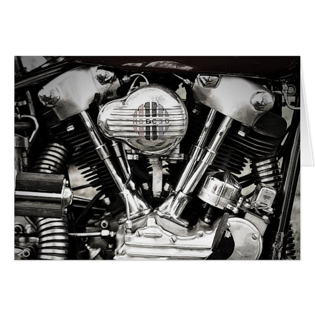 The iconic engine card (Front Horizontal)