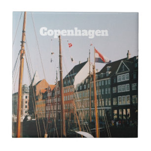 The iconic Nyhavn, Copenhagen, Denmark Tile