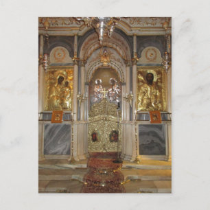 The iconostasis, church of the Metamorphis, Syros Postcard