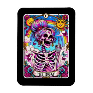 The IDGAF Tarot Card Magnet
