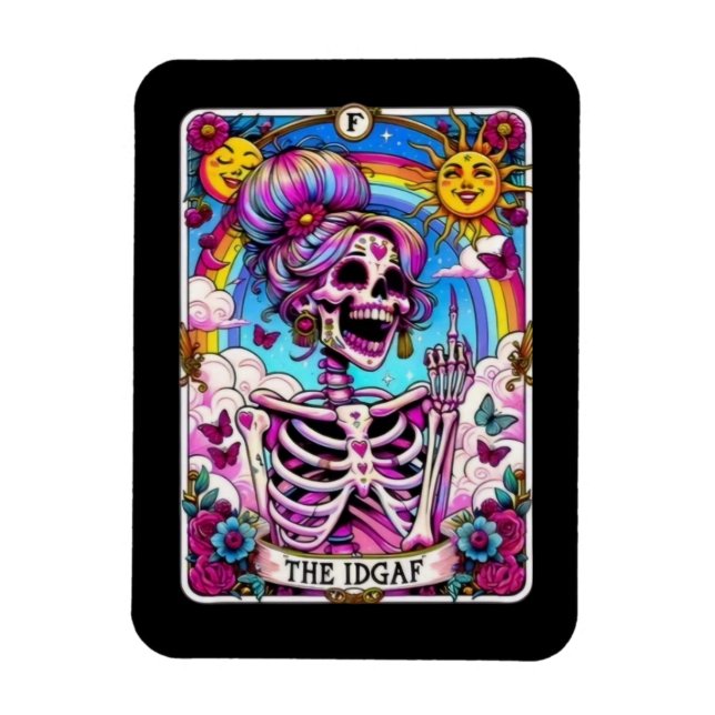 The IDGAF Tarot Card Magnet (Vertical)