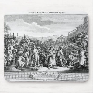 The Idle 'Prentice Executed at Tyburn Mouse Mat
