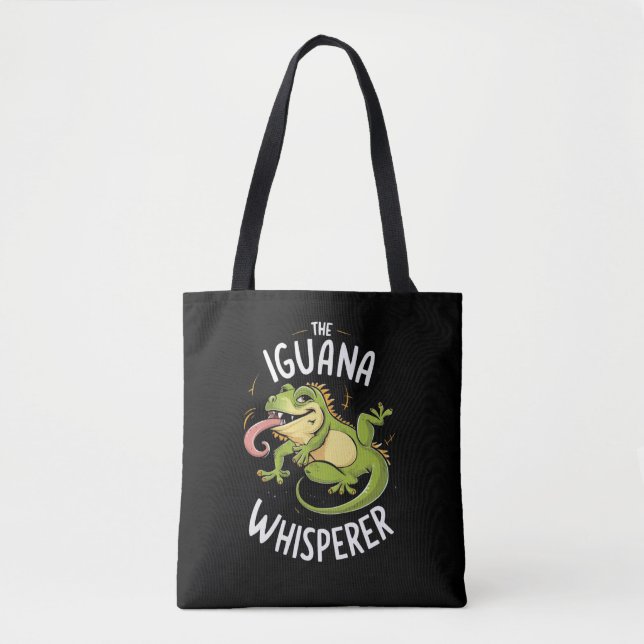 THE IGUANA WHISPERER TOTE BAG (Front)