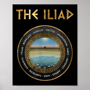 The Iliad Heroes Of The Trojan War  Poster