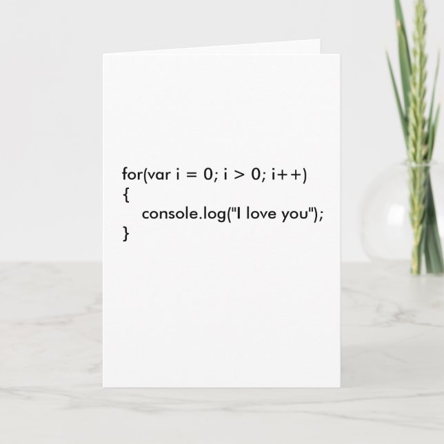 The "I'll love you forever" card (Front)