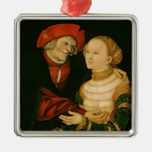 The Ill-Matched Couple Metal Tree Decoration